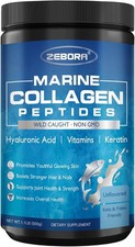 Marine Collagen Peptides Powder 50 Servings - Wild Caught Hydrolyzed Fish Col...