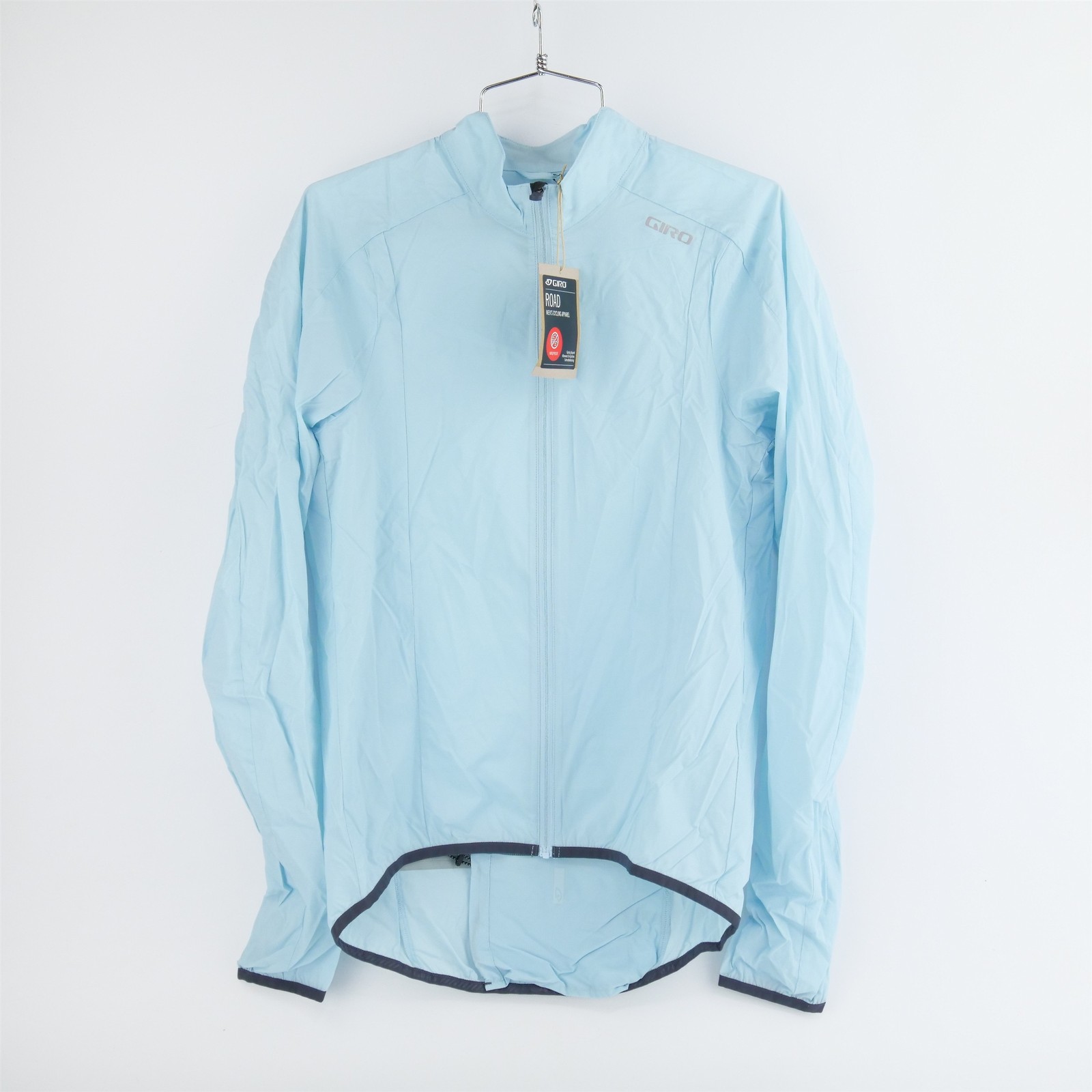 Giro Chrono Expert Wind Jacket Men's M Long Sleeve Full Zip Blue Road Bike