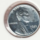 1943 WWII Lincoln Wheat Steel Penny Collectible US Collection Very Good War Coin