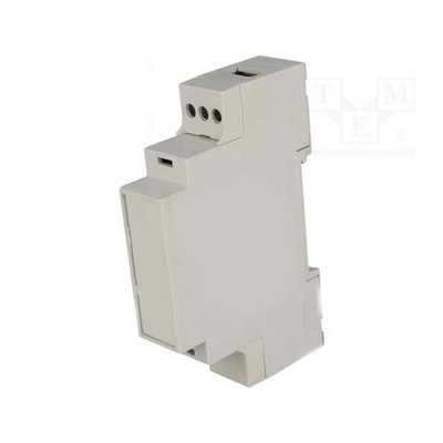 Gehäuse Case 1 Modul DIN-Schiene Kunststoff PPO Maße 90 x 17,5 x 53 mm Grau