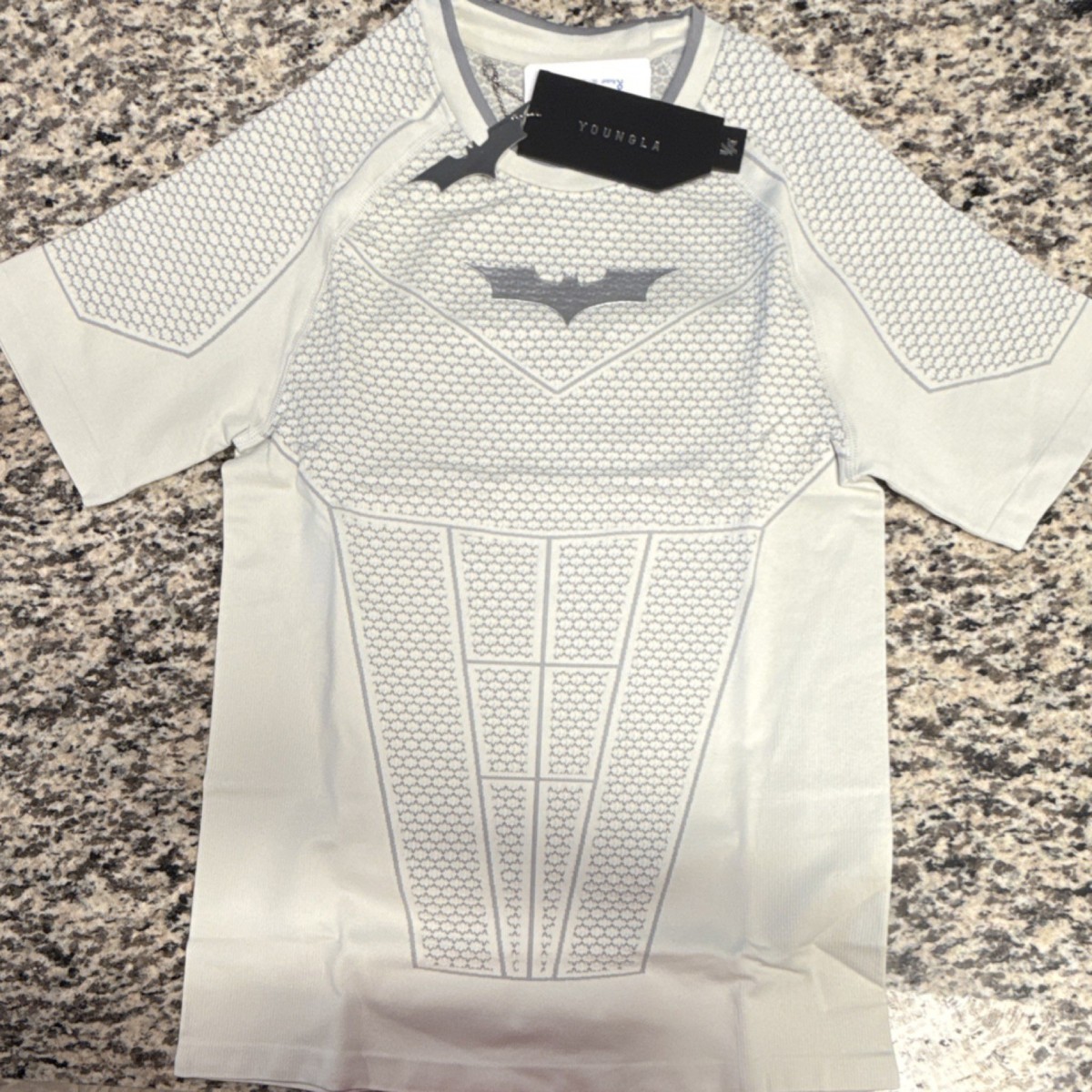 YoungLA Dark Knight Trilogy Batman Compression Base Layer Top Off 