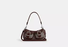 COACH CBJ00 Ashton Bag In Signature Jacquard Oak/Maple Outlet NEW