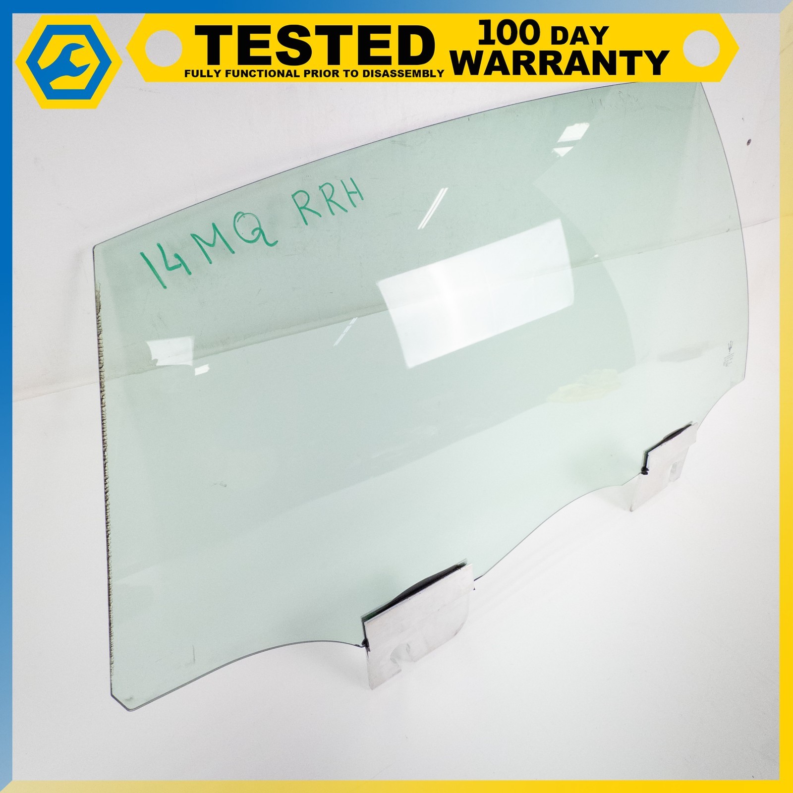 14-19 MASERATI QUATTROPORTE REAR RIGHT PASSENGER SIDE AUTO DOOR GLASS OEM