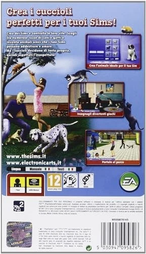 NA - Sims 2  Pets EssentialsITA Cover /PSP - New PSP - X59z - Image 2 of 2