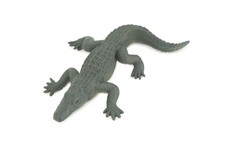 Alligator Toy, Green, Realistic Rubber Crocodile Model 3 Inches SF87 B33