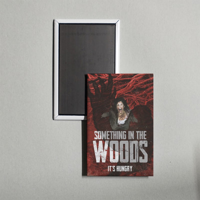 Something in the Woods Mini Movie Poster Fridge Locker Magnet