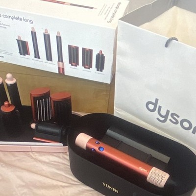 Dyson Airwrap Complete Long Multi Styler Ceramic Attachments 1.2/1.6in Copper