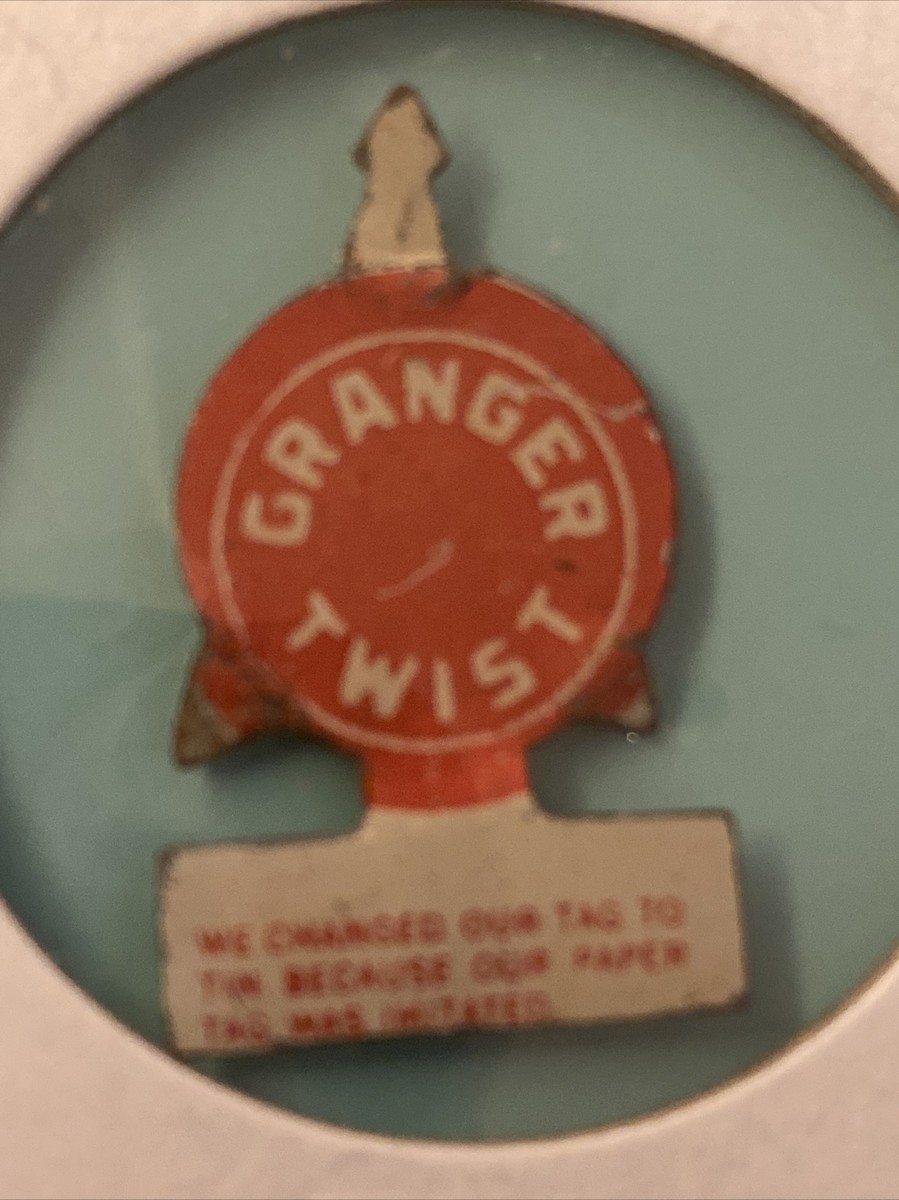 granger twist tobacco Vintage Tobacco Tag Granger Twist