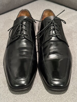 Santoni Pritchard Derby Dress Shoes Men display picture 2