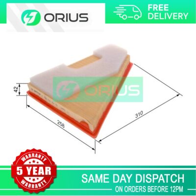 Air Filter Orius Fits Chrysler PT Cruiser 1.6 2.0 2.1 CRD 2.4 + Other Models