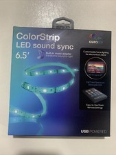 Tzumi Aura LED ColorStrip SOUND SYNC Lights, 6.5' Easy To Use USB Power