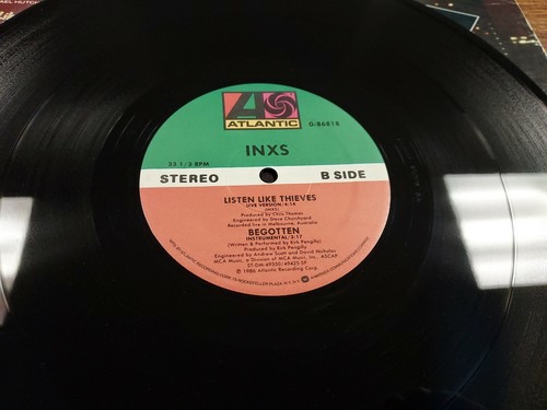 INXS*Listen Like Thieves*VINYL 12" single remixes ATLANTIC 0-86818 VG~/G++ 1986 - Picture 8 of 10
