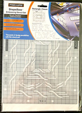 Fiskars Shape Boss Embossing Stencil Kit - Rectangle-Classic, NIP