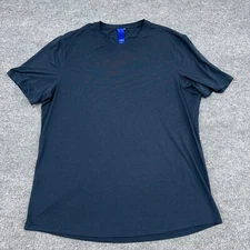 Kit & Ace Shirt Adult Extra Large Navy Curved Hem Stretch Athleisure Acrylic XL