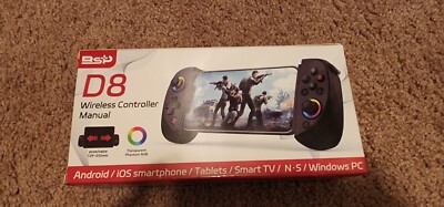 BSP D8 WIRELESS GAME CONTROLLER BLACK **MINT**