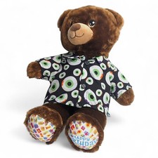 Build A Bear Happy Birthday Bear Stuffed animal toy Button-up Shirt Halloween