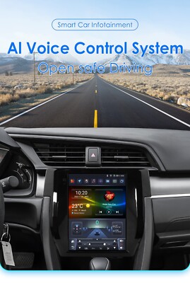 For Honda Civic 2016-2020 9.7'' CarPlay Car Stereo Radio Android 13 GPS Navi WIFI