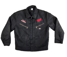 Dickies Mens Cregan Racing Bi-Polar Extreme Racing Custom Black Jacket Sz Large