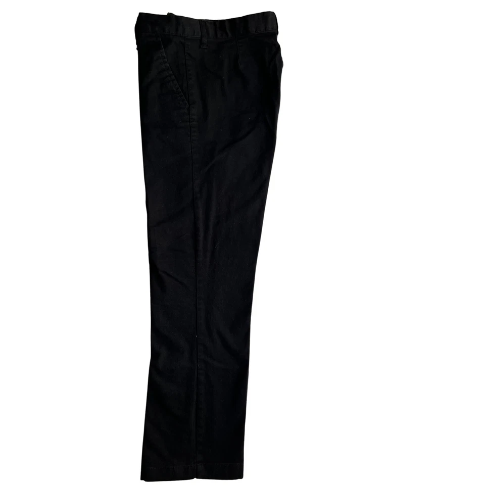 Old Navy   Boys Size 1O Husky Black Straight Pants Kids  Built-In Flex - Изображение 2 из 4