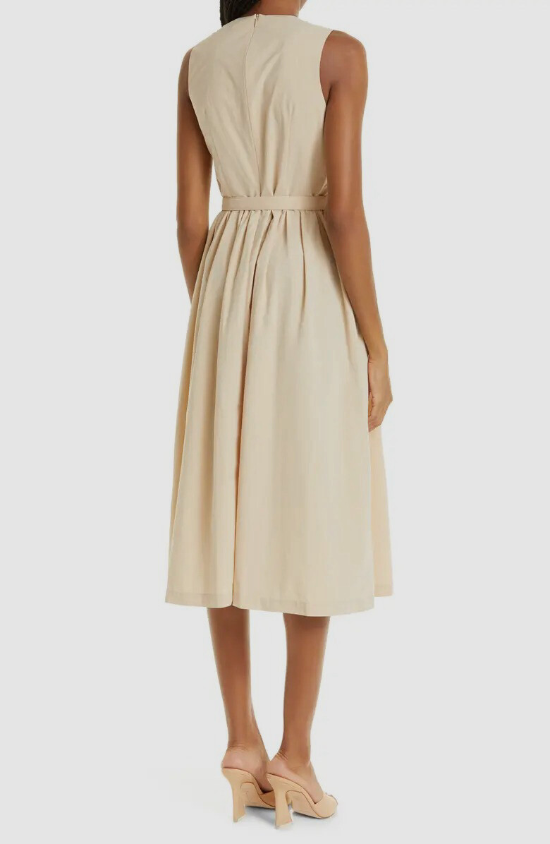 【l'or】sleeveless coat dress (beige) Love21 Womens Beige Sleeveless Zip Lined Dress Large Machine
