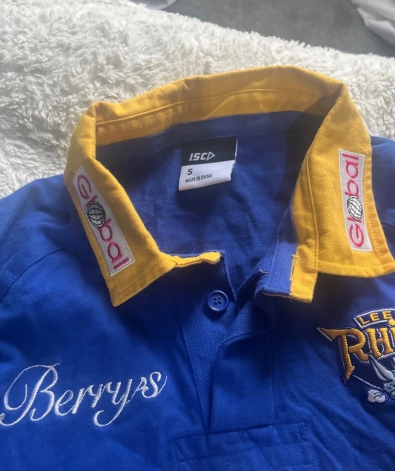 leeds rhinos Rugby Shirt Bundle Various Sizes Small Medium Xs Men