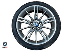 Genuine BMW MV3 18" FRONT Alloy Wheel 8J silver 225 45 18 Tyre 7843839