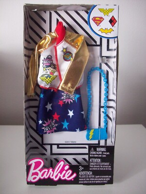Barbie Fashionista Doll Fashion Pack Clothes Wonder Woman Dress Jacket  UK