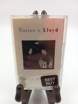 Foster And LLoyd Faster and Llouder RCA Cassette Tape 9587-4-R new cracked case