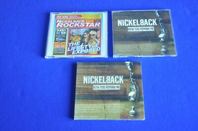 3 x Nickelback CD Singles How You Remind Me & Rockstar & How Remind Me Digi Pack