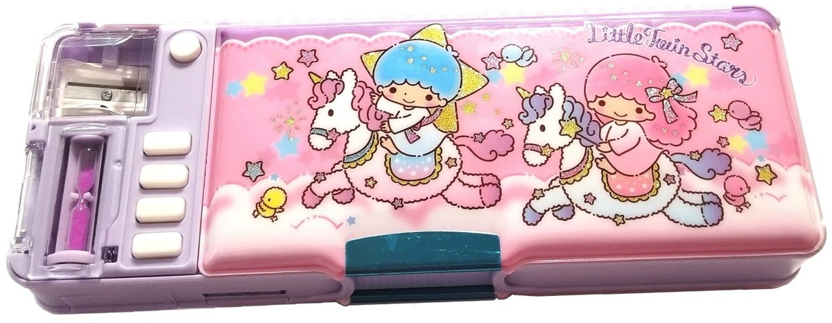 Little Twin Stars Pencil Case Multi Functional Stationery Box with