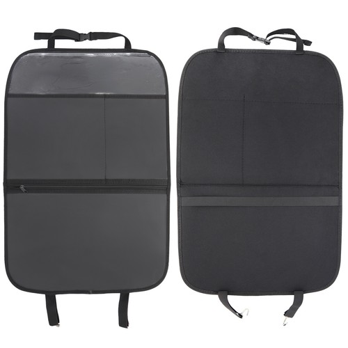 2x Autositztasche Rückenlehnentasche KFZ Organizer Rücksitz Tasche Schutzmatte - Bild 10 von 13