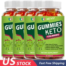 Advanced Weight Loss Keto Gummies 120000MG Ketone Fat Burner Dietary Supplement