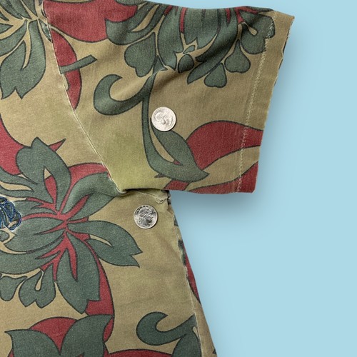 Vintage Sand Piper Floral Beach Camo T-Shirt Adult Large THRASHED Distressed - Bild 6 von 9