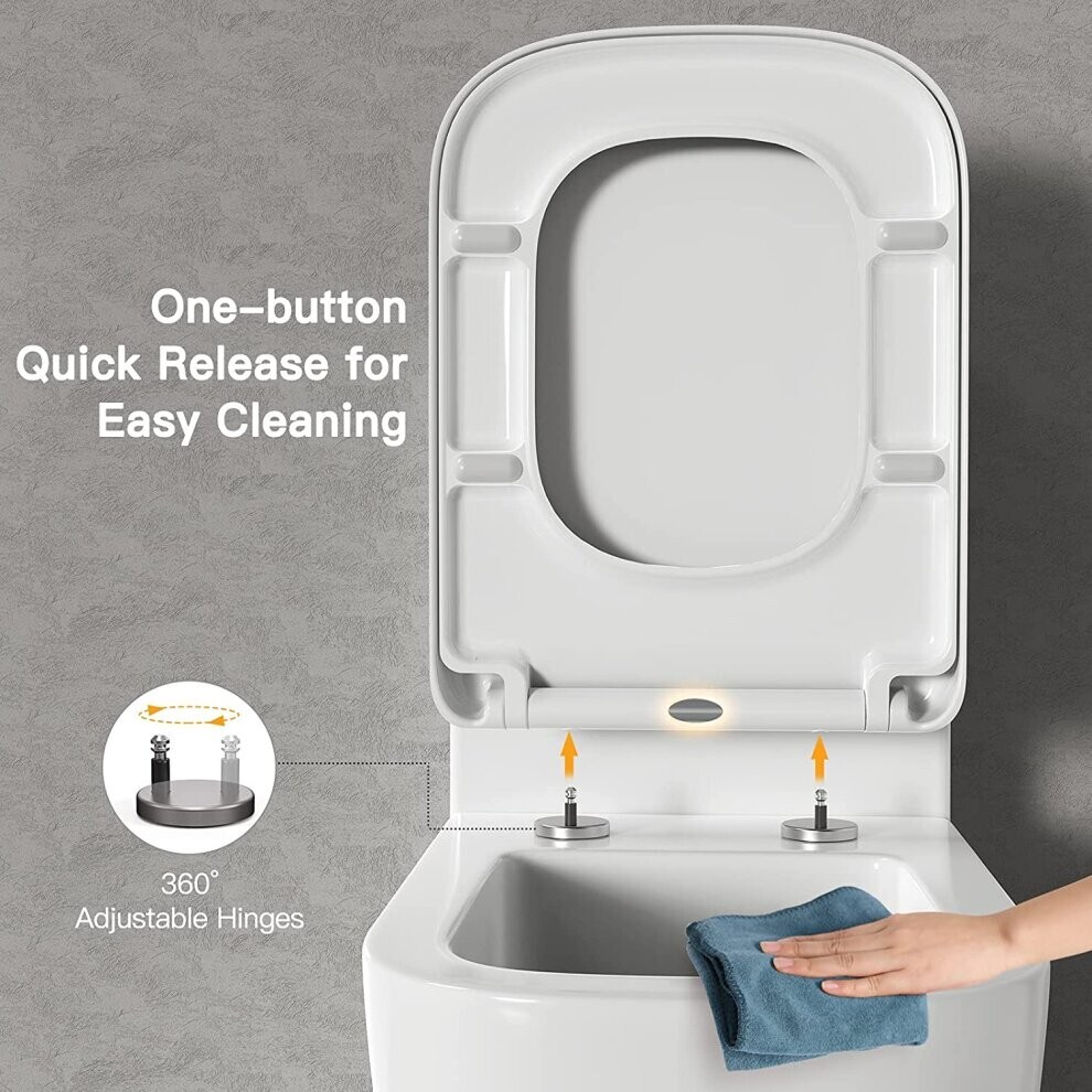 Rak Series 600 Soft Close Toilet Seat Quick Release Universal Rak Toilet Seat UK eBay