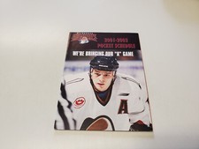 JS15 Milwaukee Admirals 2001/02 Minor Hockey Pocket Schedule - Miller Lite