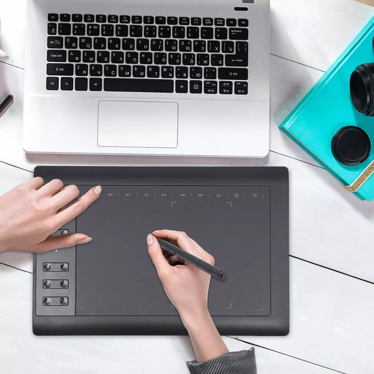 Drawing pen for sales computer