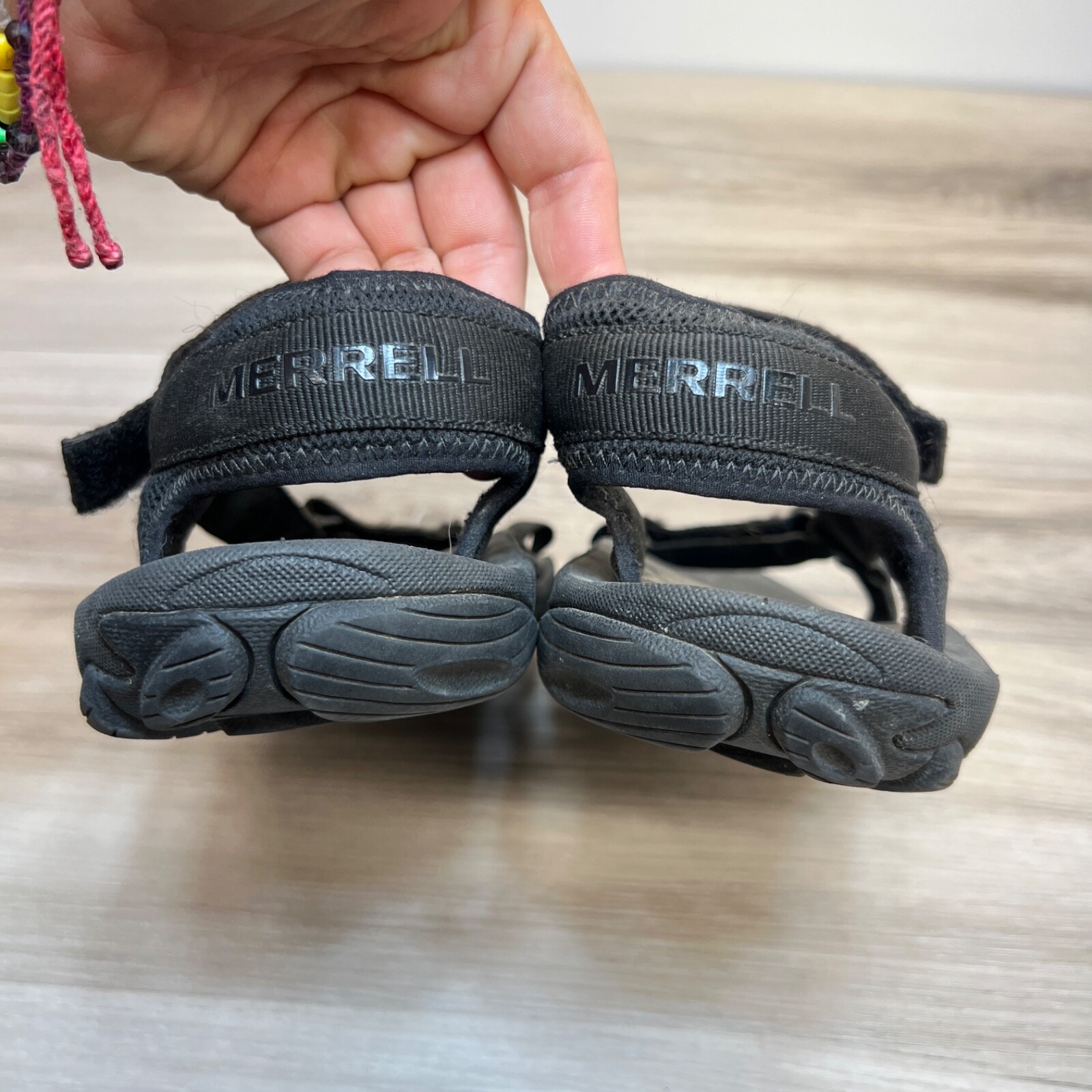 Sandali Merrell da donna Kahuna Web cinturino alla caviglia comfort slingback scarpe nere taglia 8