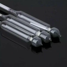 Home Distilling Alcohol Meter Set 3 Glass Hydrometers 100ml Test Jar Wooden Box