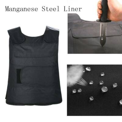 Men's Stab Proof Vest Body Armour Anti Stab Vest Anti-knifed Security Defense