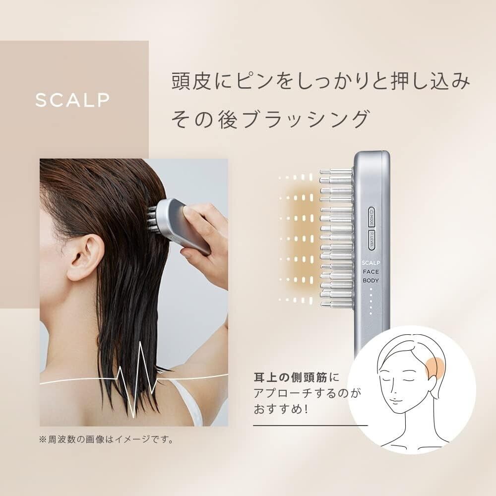 SALONIA EMS Lift Brush Face Care Beauty Esthetic Facial SALONIA EMS Lift Brush Face Care Beauty Esthetic Facial