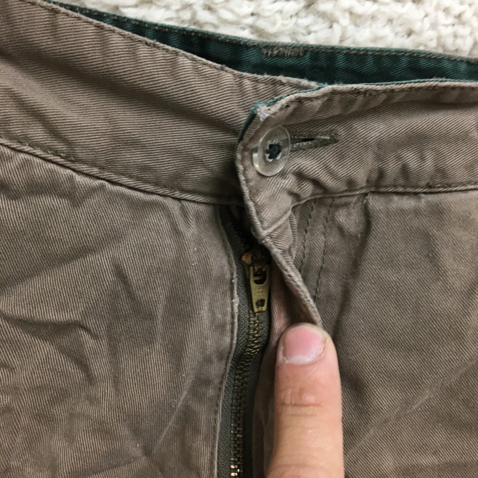 Billabong Shorts 31 Mens Brown Chino Pocket Skater Modern Fit Flat Front Casual - Image 2 of 4