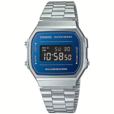 CASIO A168WEM-2BEF UNISEX UHR STAHL DIGITAL 35x38 UNTERPREIS