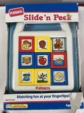 Vintage Playskool Slide n Peek NOS