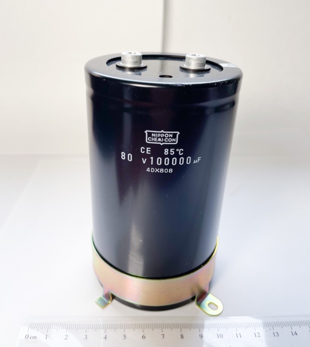 Nippon Chemi Con 80V 100000uF Aluminum Electrolytic Capacitor CE