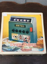Vintage 1971 Rare Cordless Electric Draw Poker Made In Japan Not Tested