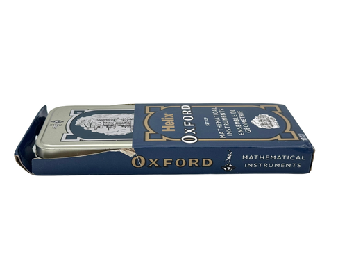 Helix Oxford Geometry Set Tin Box Mathematical Instruments Kit ---No Protractor - Foto 3 di 10