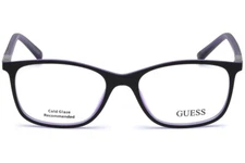 GUESS GU3004 Black 002 Plastic Optical Eyeglasses Frame 51-17-135 GU 3004 RX AB