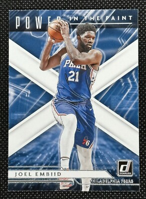 2021-22 Donruss - Power in the Paint #10 JOEL EMBIID Philadelphia 76ers  !!!