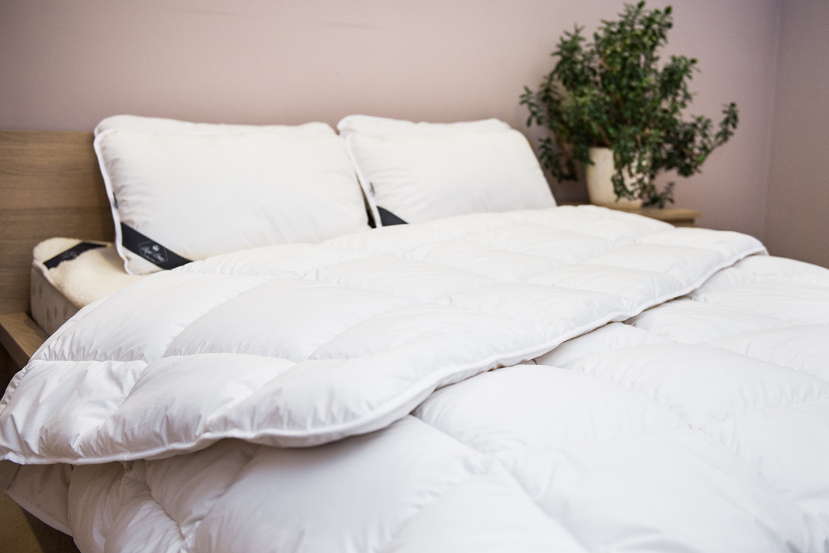 Pure Merino Wool Duvet, All Season, cotton cover, 4.5, 9, 13.5 tog Wool