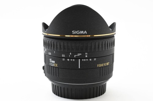 SIGMA 15mm F2.8EX DG OJO DE PEZ DIAGONAL para montaje Canon EF con capucha [L... - Imagen 10 de 16